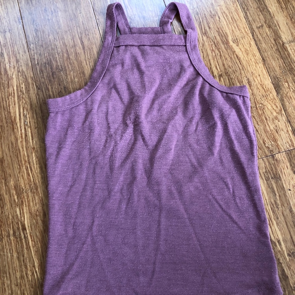 Plum halter top.